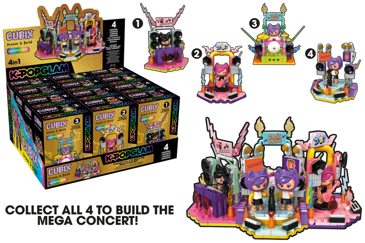 CUBIX KPOP 4ASS 4IN1 12PZ D/BOX