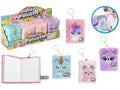 MINI DIARIO PELUCHES C/PORTACHIAVE 4 ASS 12PZ D/B