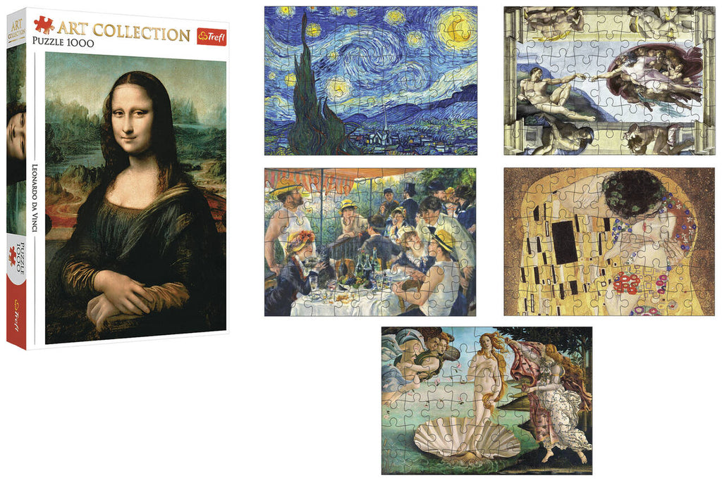 PUZZLE 1000PZ 6ASS COLLEZIONE ARTE