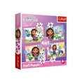 TREFL PUZZLE 4 IN 1 GABBY'S ADVENTURES