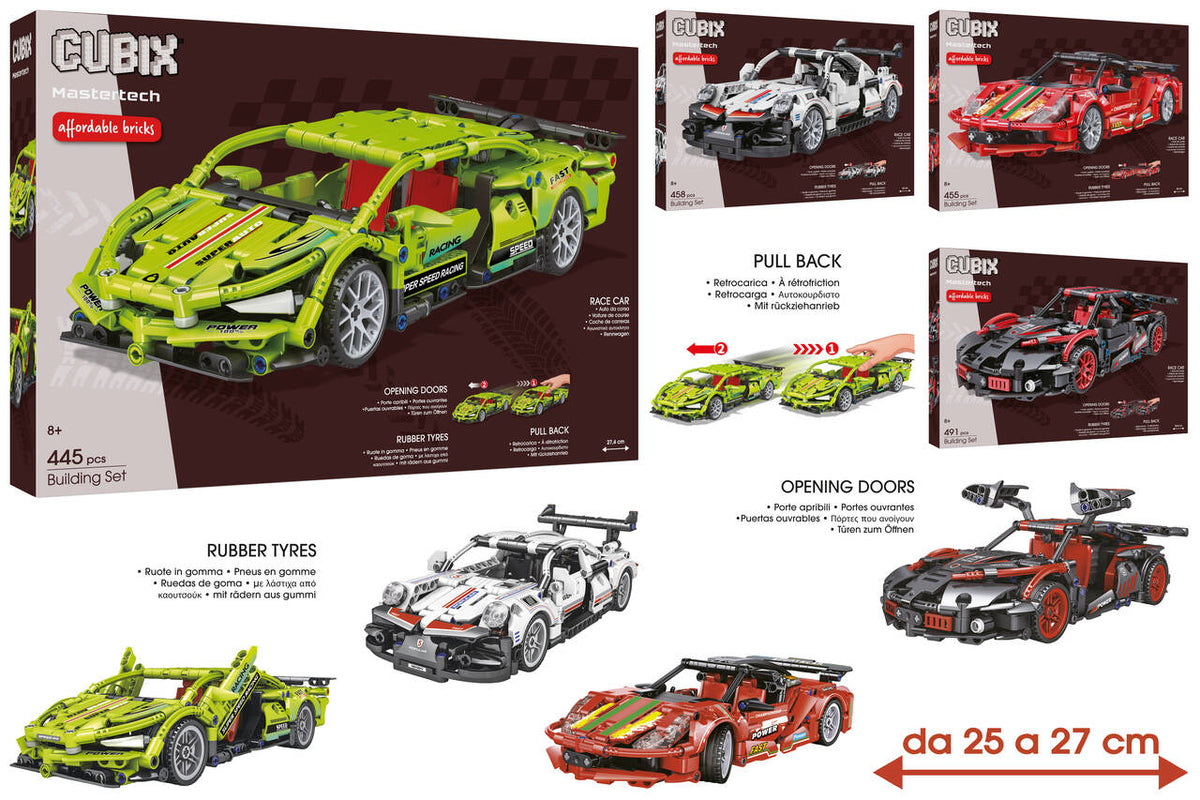 CUBIX AUTO RACING RETROCARICA 4 ASS 1 PZ