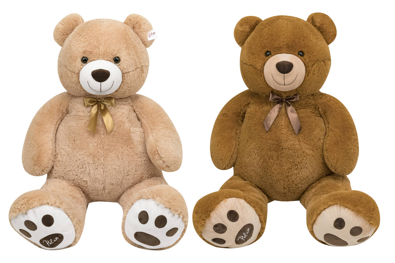 PELUX ORSO STESO 135CM 2 COL.