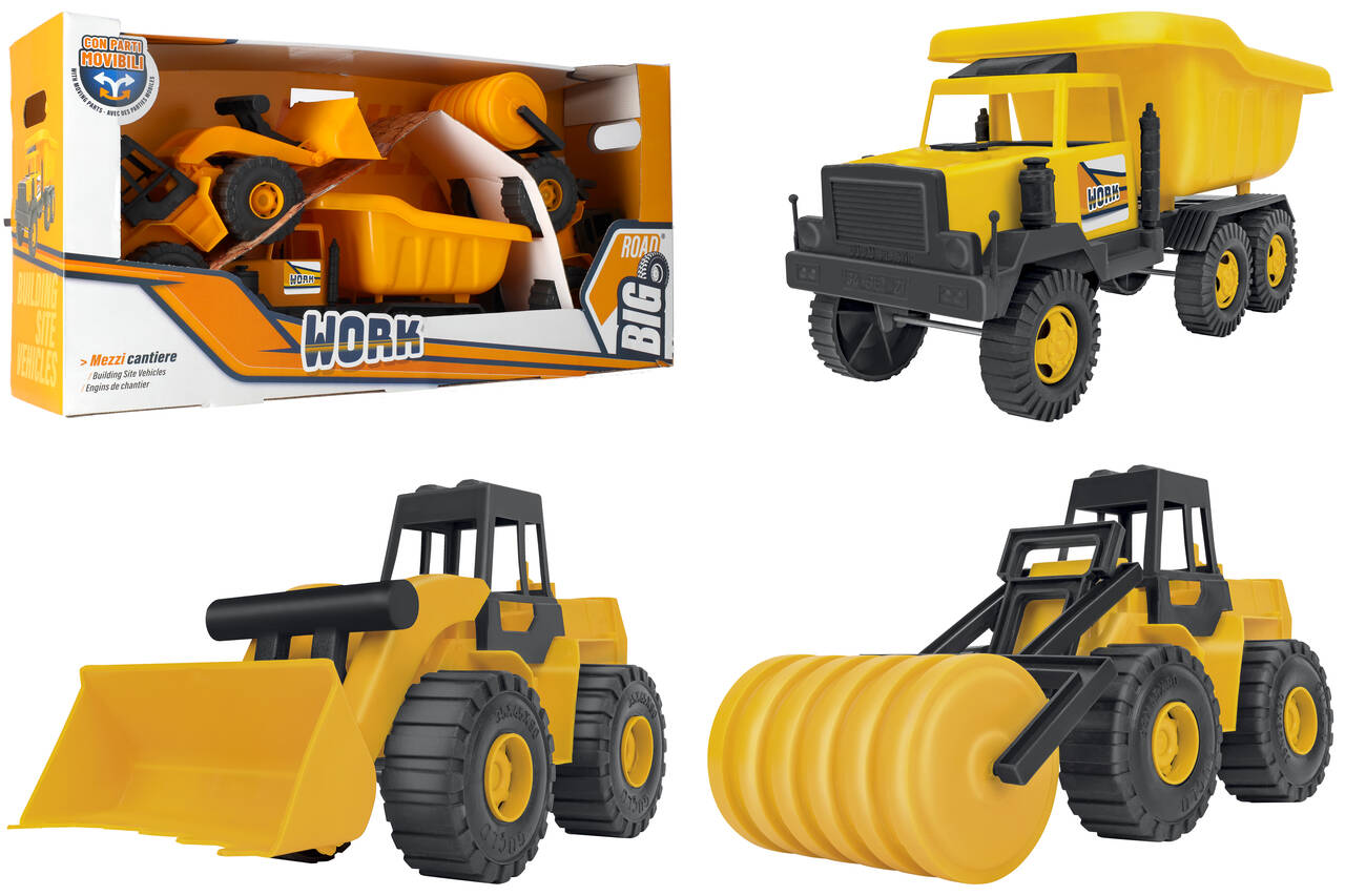 SET 3PZ VEICOLI LAVORO 36/39 CM