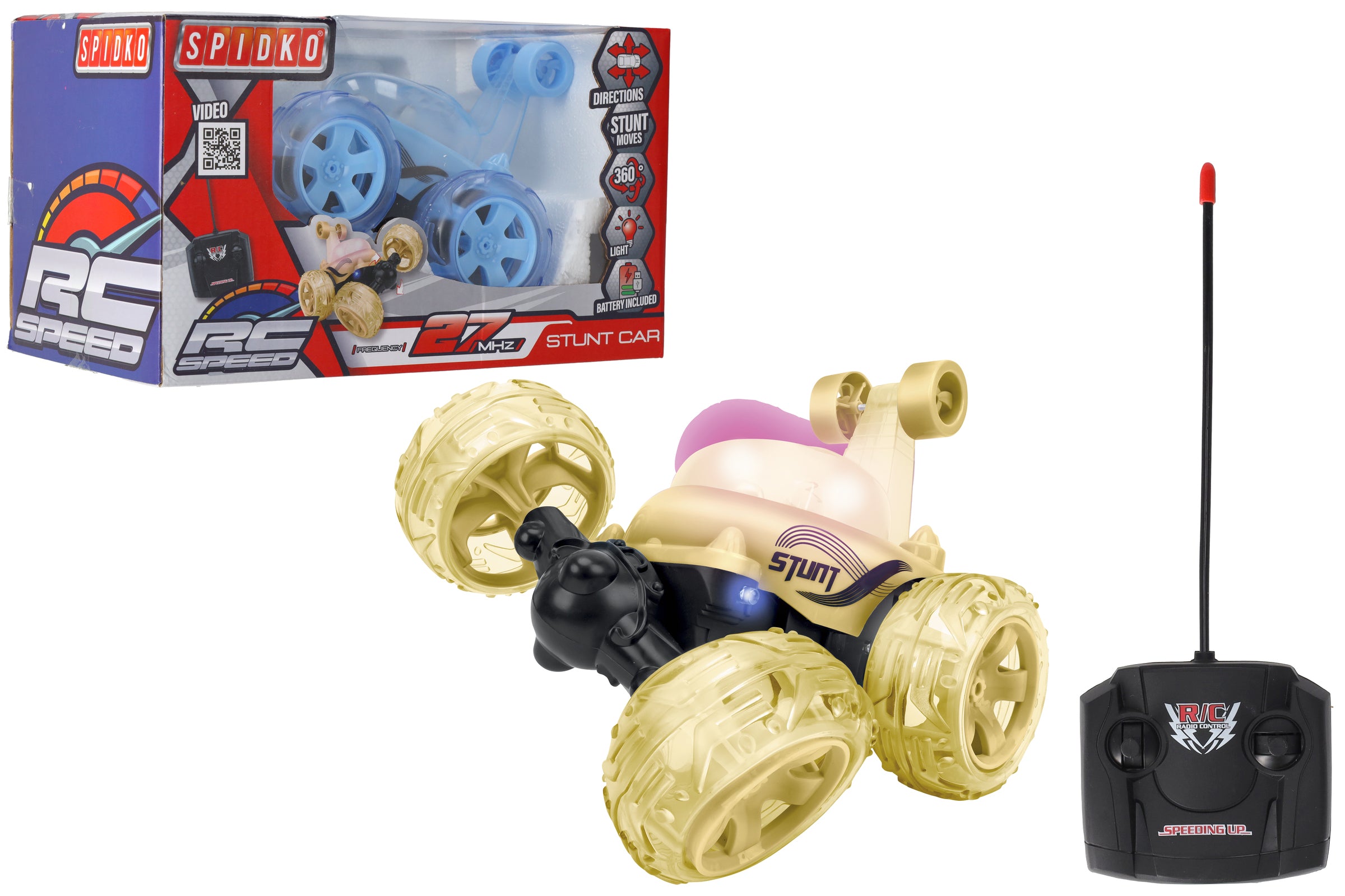 Auto Stunt 27mhz con Luci e Batteria