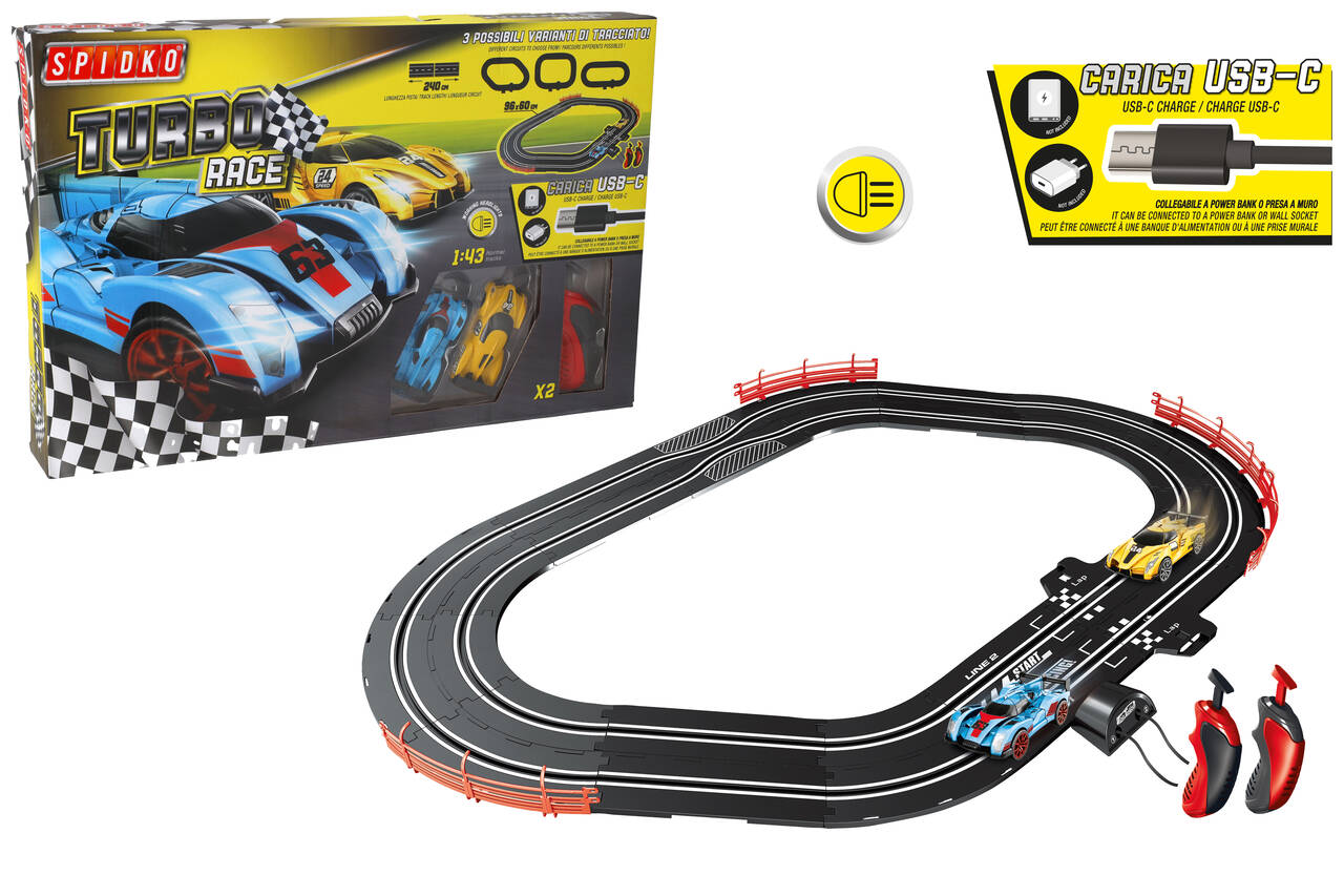 PISTA ELETTRICA C/CAVO USB C/2 MACCHINE 240CM