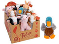 PELUCHES ANIMALI FATTORIA CM 18