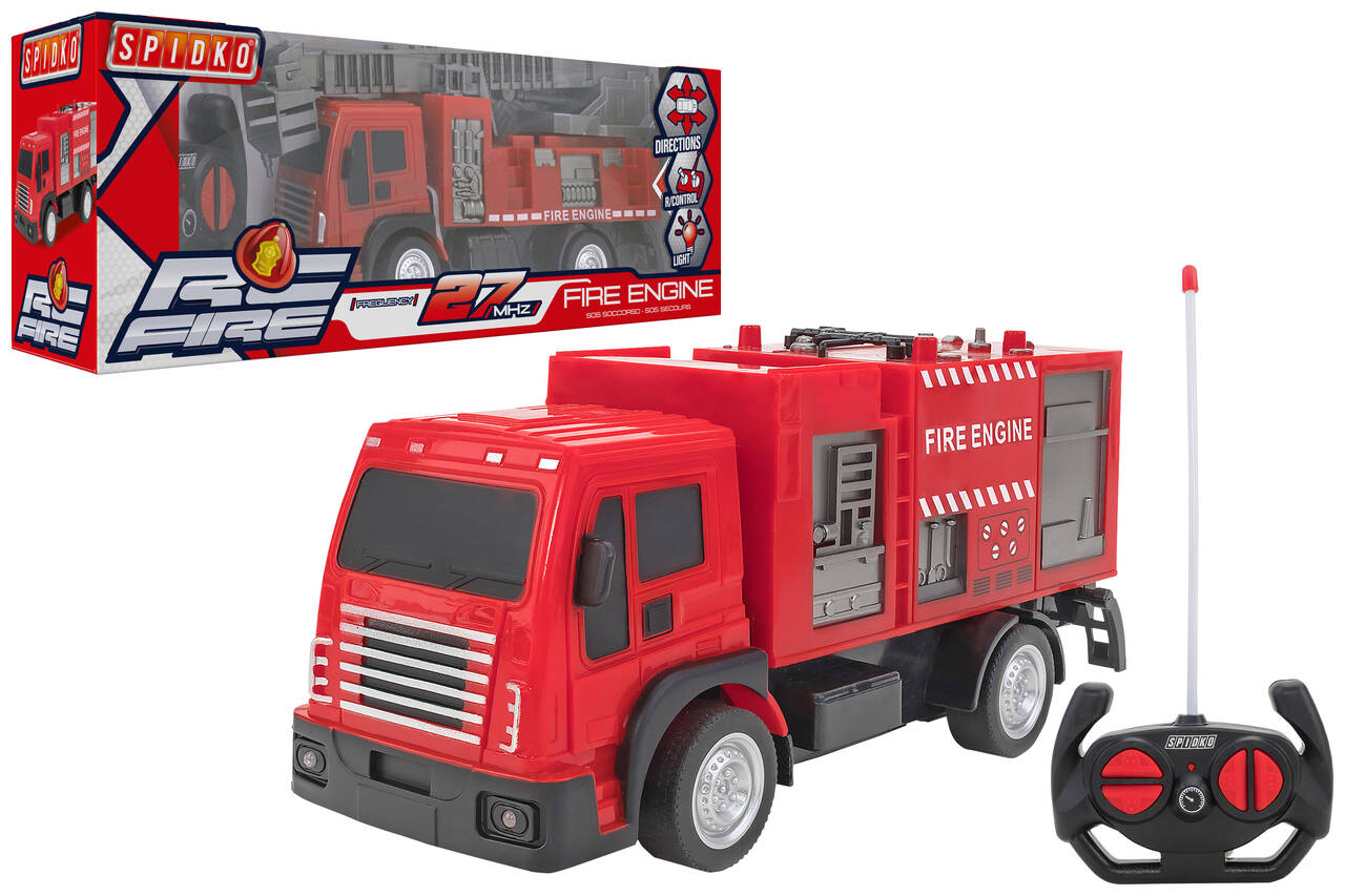 R/C CAMION POMPIERI SC 1:24 C/L 27MHZ FULL FUNCT