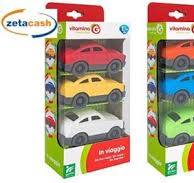 SET 3 AUTO PLASTICA 6 COL ASS
