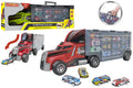 CAMION PORTAUTO B/O C/12AUTO METALLO TRY ME 2 COL