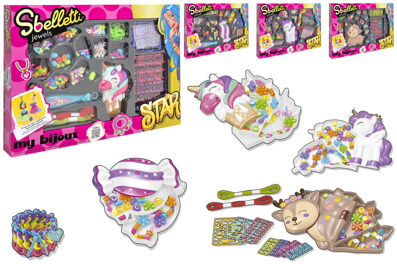 SET CREA GIOIELLI PERLINE C/COFANETTO 4 ASS