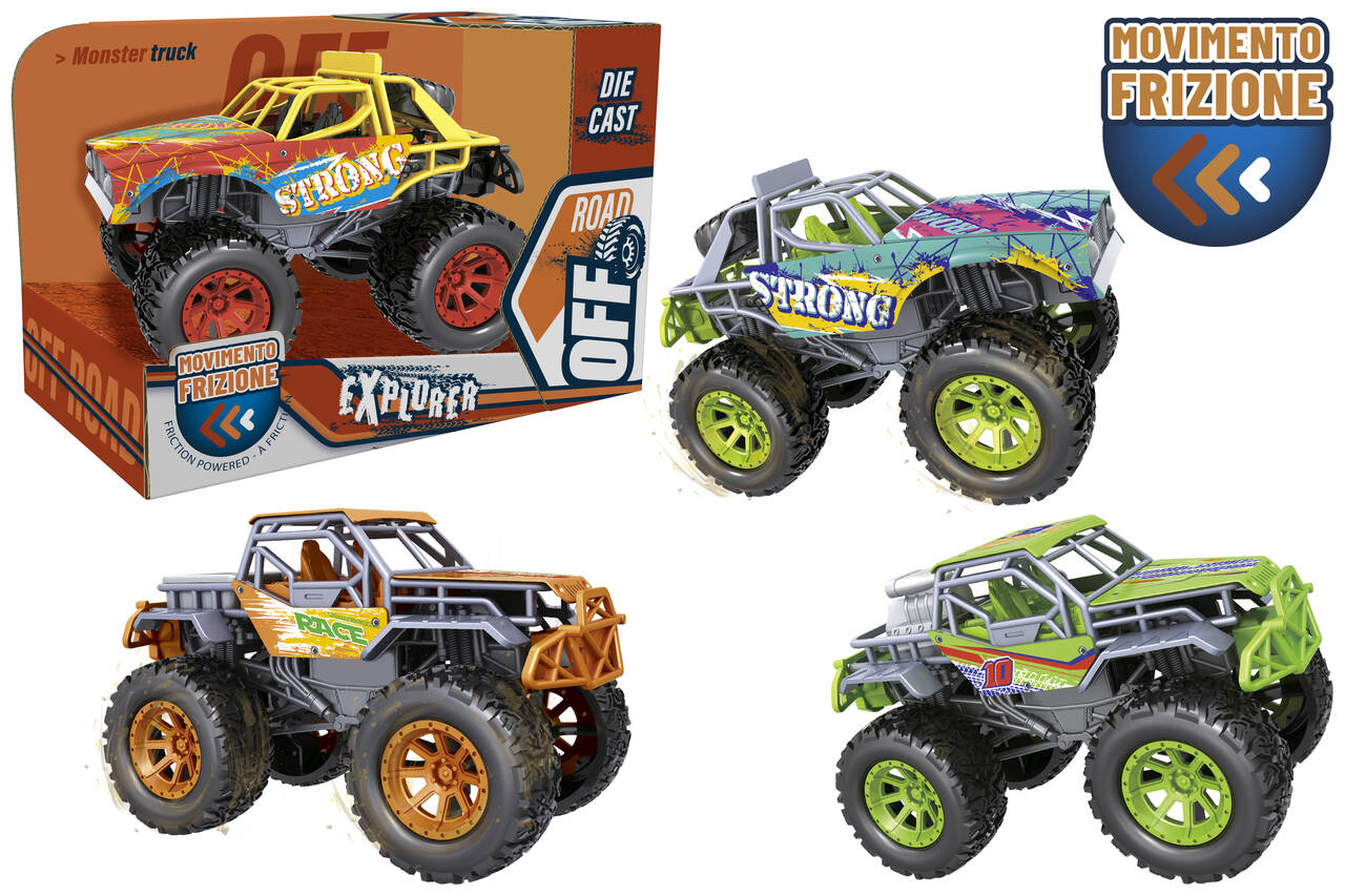 AUTO OFFROAD METALLO FRIZIONE 2ASS. 2 COL.