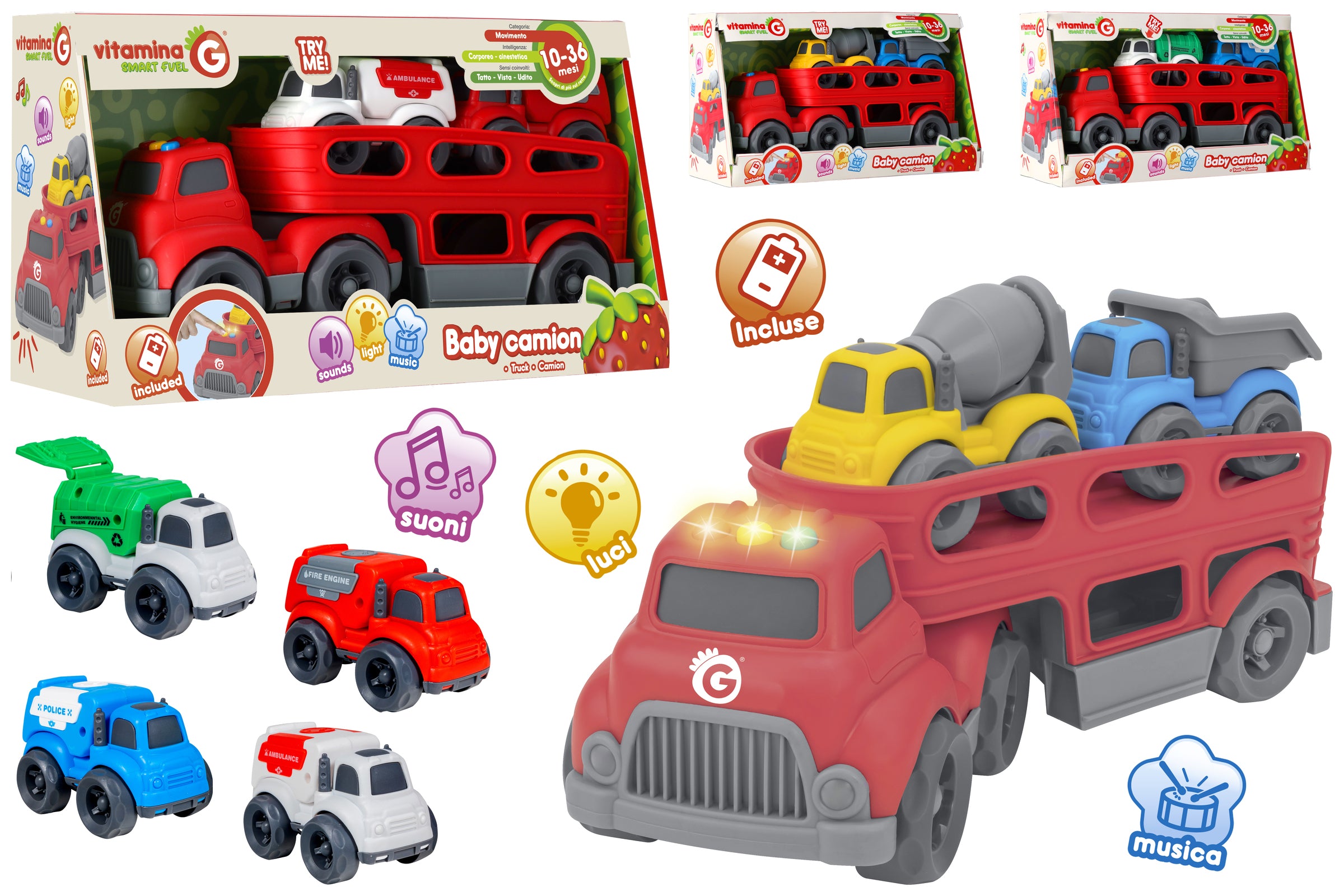 CAMION BISARCA B/O C/SUONI/LUCI TRY ME 3A
