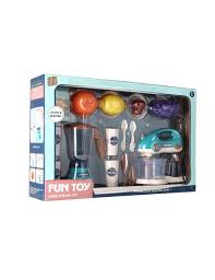 PLAYSET FRULLATORE MIXER B/O C/FRUTTA E ACCESSORI