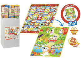 TAPPETO EPE 180X150X1CM 2 LATI STAMP LETT/NUM