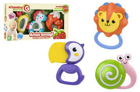 SONAGLI ANIMALI 3PZ 2 ASS