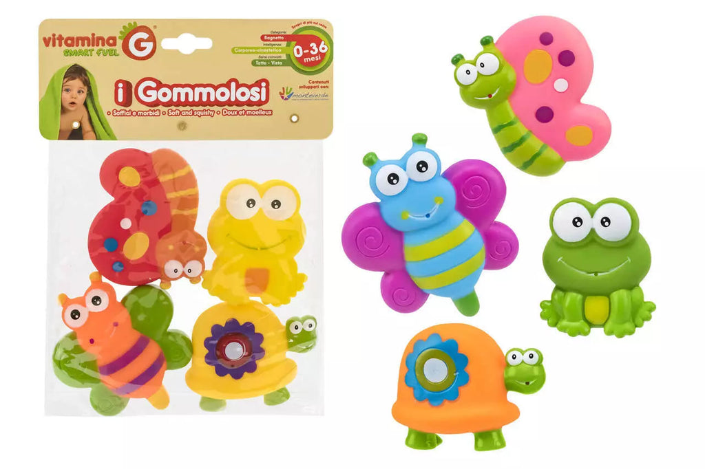 GOMMOLOSI ANIMALI ASSORTITI 4 PZ