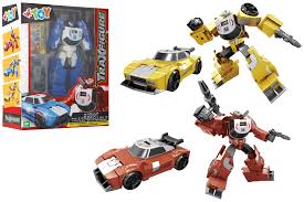 TRAXFIGURE ROBOT AUTO SPORTIVA 3COL TRASFORMER