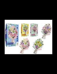 CUBIX BOUQUET FIORI REGALO C/LUCE E BIGLIETTO 3ASS