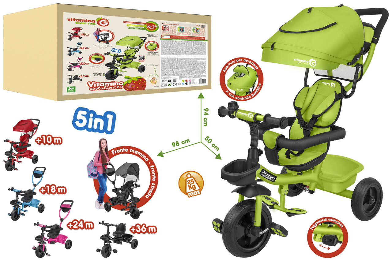 TRICO TRACO METALLO VITAMINO EVO2.0 C/PED/PARAS VERDE