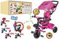 TRICICLO METALLO VITAMINO EVO2.0 C/PED/PARAS ROSA