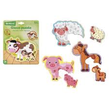 PUZZLE ANIMALI 4 ASS.