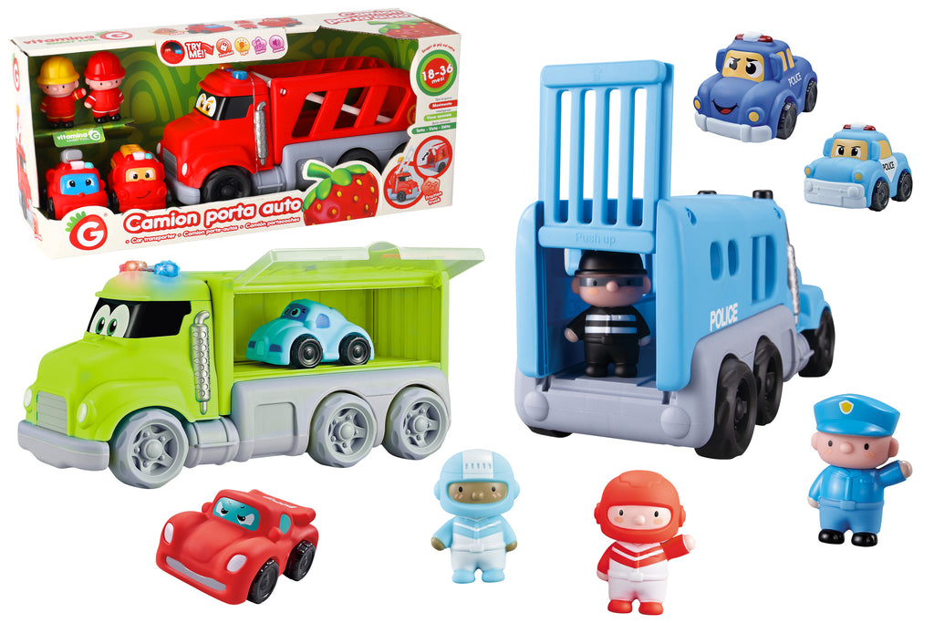 Camion frizione batteria con accessori 3 assortiti