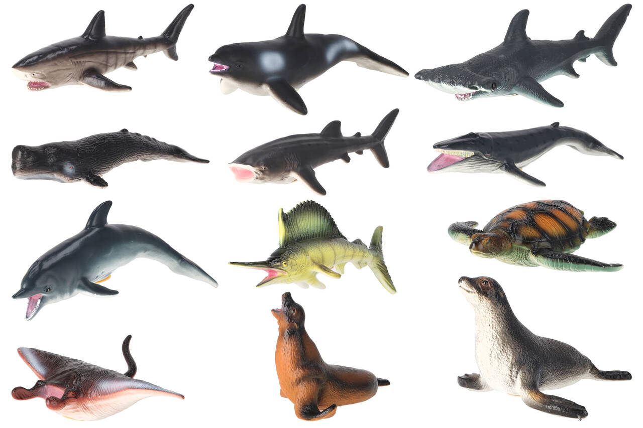 ANIMALI SOFFICI MARINI 30X11CM