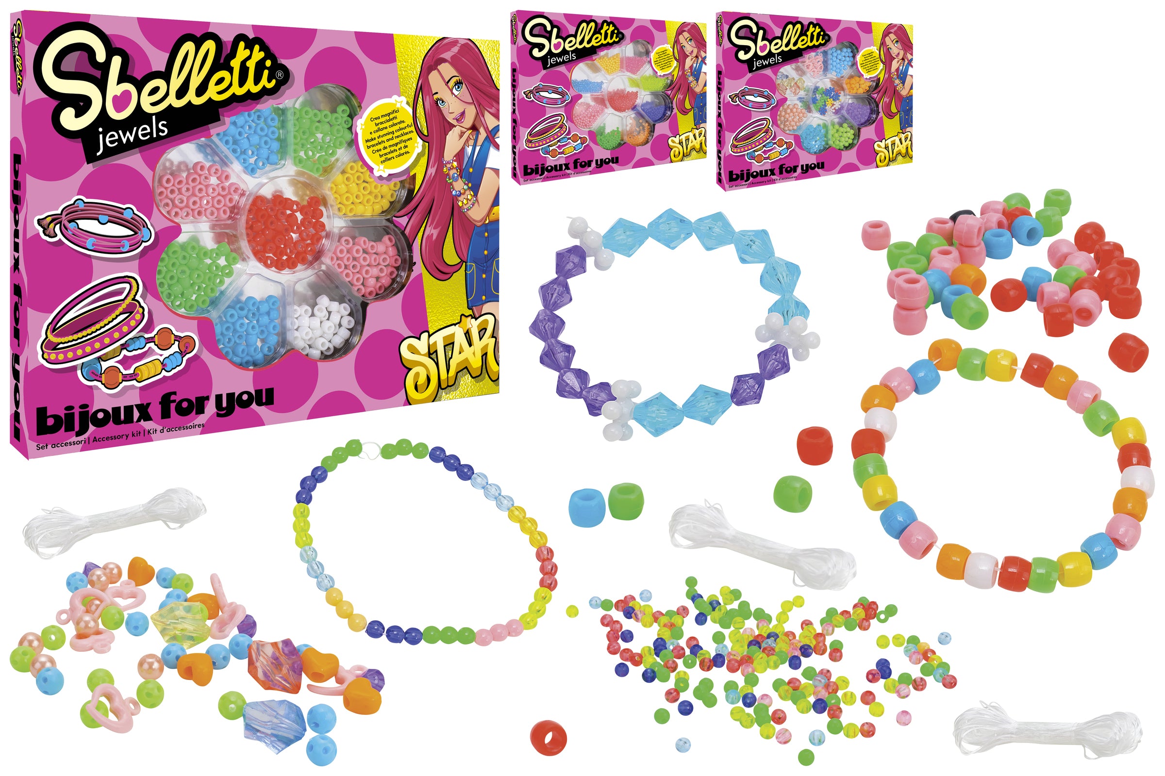 PERLINE IN PLASTICA ASSORTITE