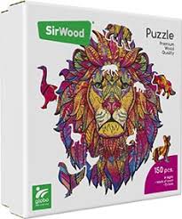 PUZZLE LEONE IN LEGNO A4 150PZ