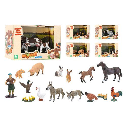 ANIMALI FATTORIA/CORTILE FAMIGLIE 10 ASS