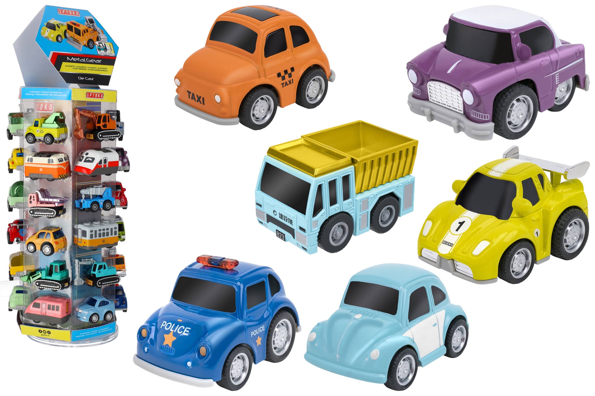 MEZZI DIE CAST RETROCARICA 24A 36PZ D/BOX ROTANTE