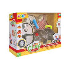 PENTOLINE METALLO C/ACCESSORI CUCINA 8PZ
