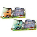 DINOSAURO CAMION PORTAUTO C/3AUTO