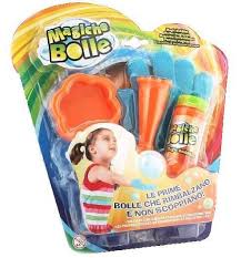BOLLE DI SAPONE MAGICHE 56ML C/GUANTO 2COL