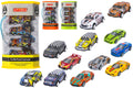 AUTO IN METALLO 1:64 RETROCARICA 12PZ ASS. 3COL.