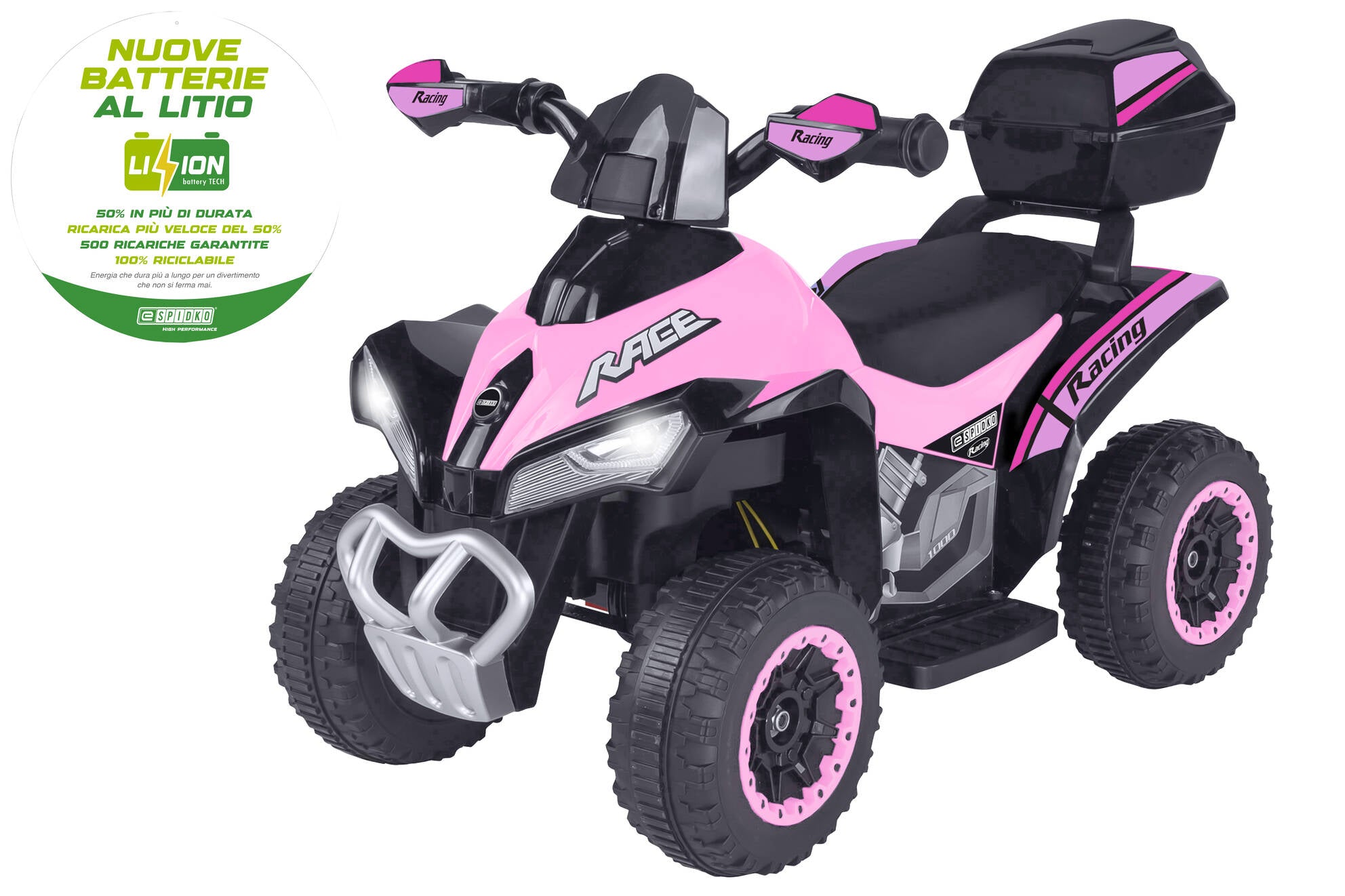 QUAD BT LI-ION 8.4V 4.5AH MOTORE 1X15W ROSA