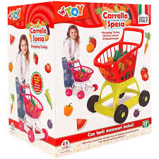 CARRELLO SPESA C/ACC 2COL C/SCATOLA