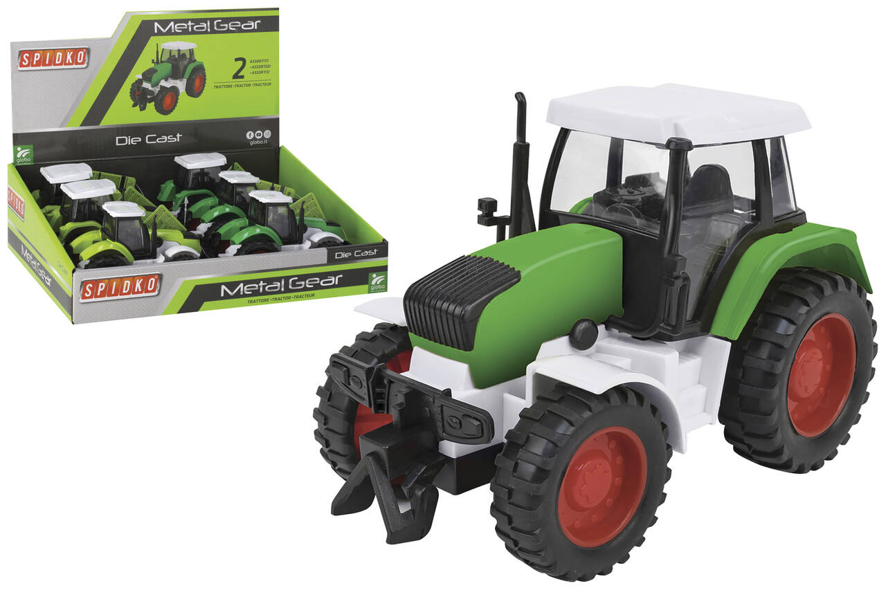 TRATTORE D-CAST RUOTA LIBERA 1:32 2C 2ASS 6PZ D/B
