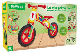BICICLETTA PEDAGOGICA IN LEGNO 2 COL. ASSORTITI