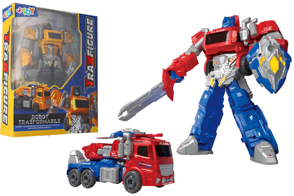TRAXFIGURE ROBOT>CAMION 2ASS. TRASFORMER