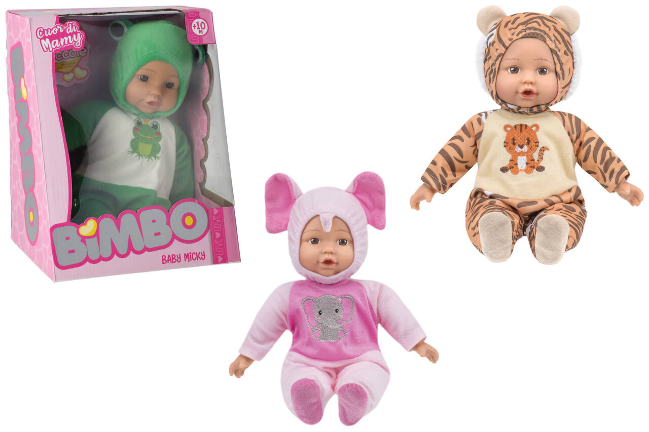 BAMBOLOTTO MORBIDO C TUTINA 33CM