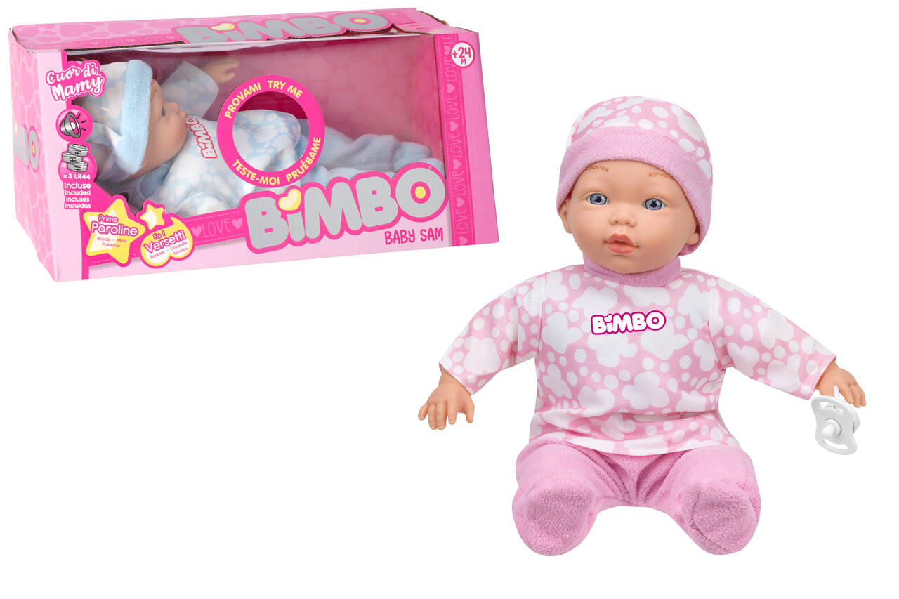BAMBOLA REAL BORN B/O 36CM C/7S C.MORBIDO T-ME 2A