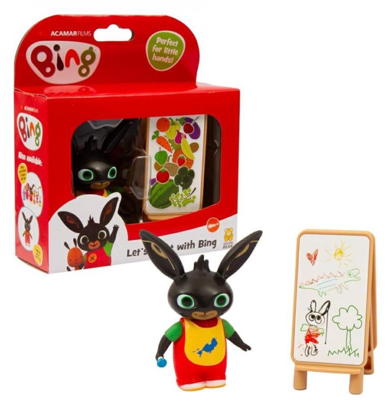 Bing Pittore,Personaggio con accessori