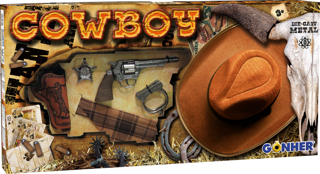 SET FONDINA COWBOY CON PISTOLA E CAPPEL 880/0