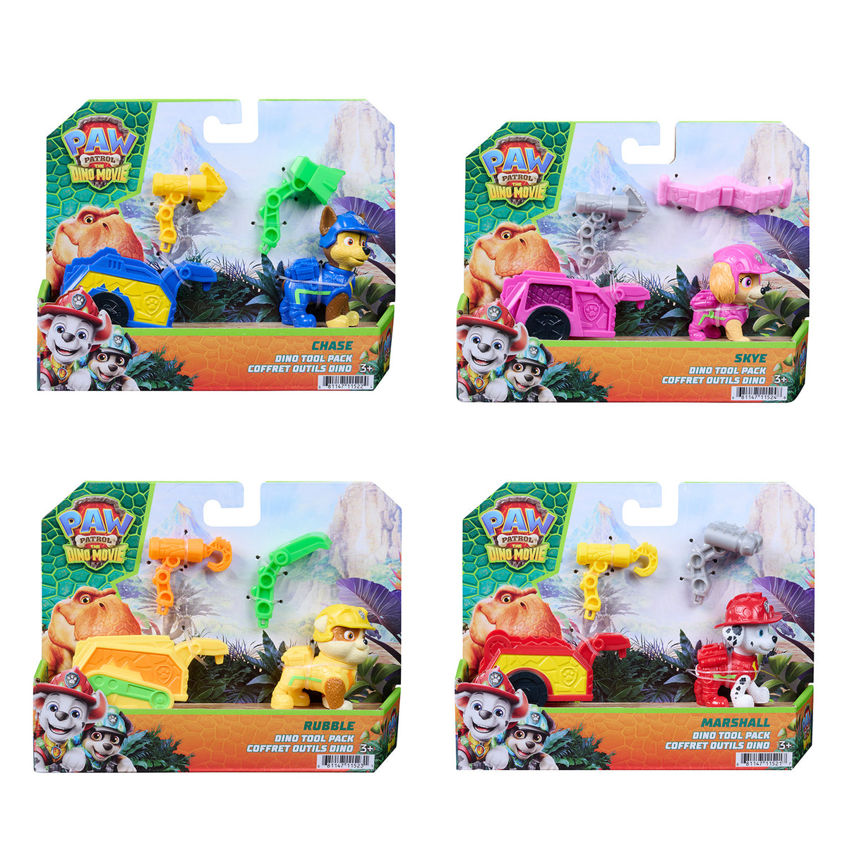 PAW PATROL DINO MOVIE CUCCIOLI C/ACCESS.6076003