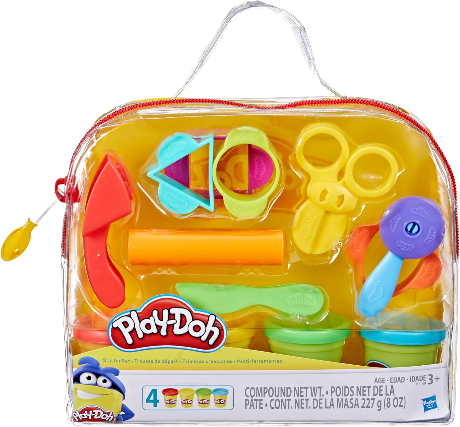 Play-Doh - Starter Set (Comprende 9 Attrezzi Classici e 4 Colori
