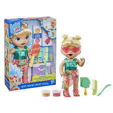BABY ALIVE BAMBOLA SUNSHINE SNACKS BLOND HAIR