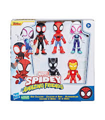 Playset Hasbro Spidey Collezione Hero 5 personaggi