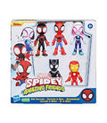Playset Hasbro Spidey Collezione Hero 5 personaggi