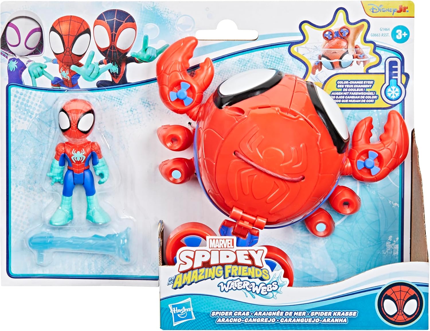 Spidey Water-Webs, sottomarino giocattolo Spider Crab